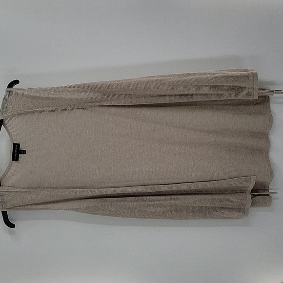 Lane Bryant Tan Knit Long Vest - Picture 16 of 16